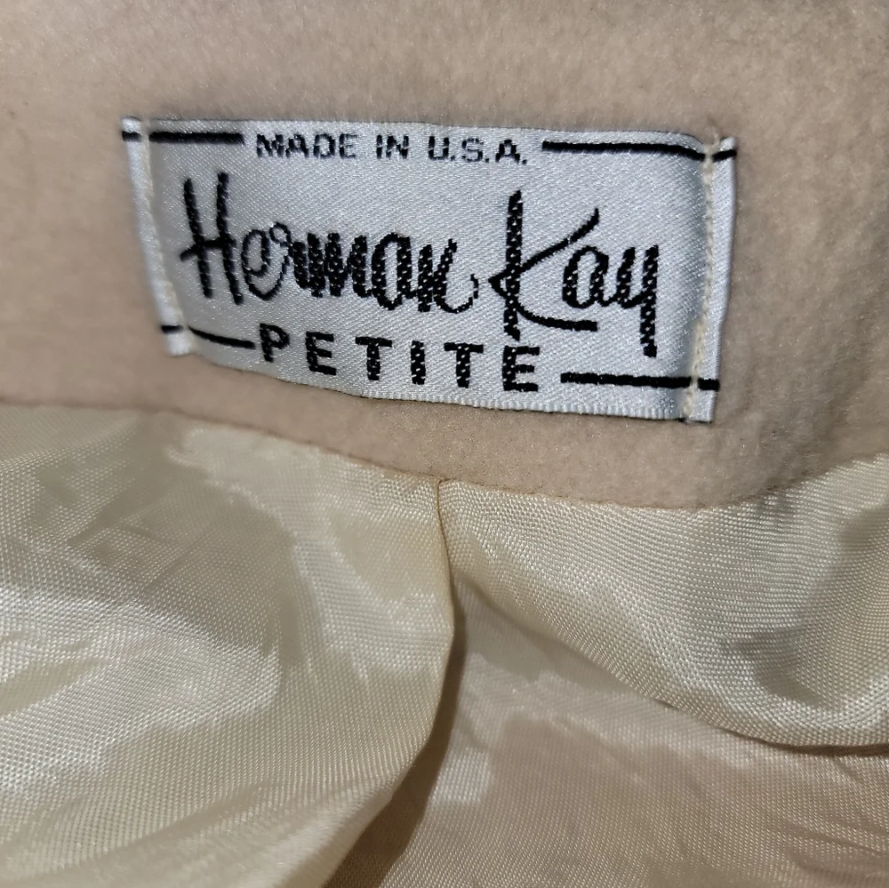 Vintage‎ - Herman Kay Petite Wool Peacoat - Size Large